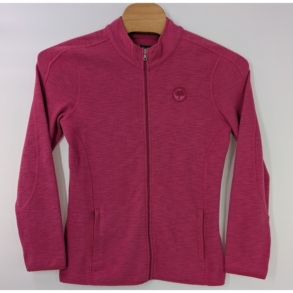 Straight Down Women XL Pink Zip Jacket Springfield Golf & Country‎ LOGO - Picture 4 of 7